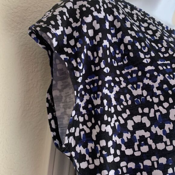 NICOLE MILLER. Original dress with knit, great near new, polyester/spandex, Med - Picture 2 of 15